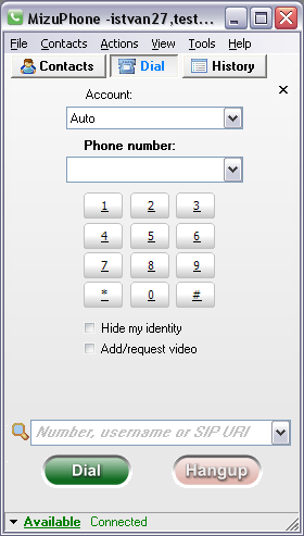 Mizuphone is a free SIP softphone for Windows