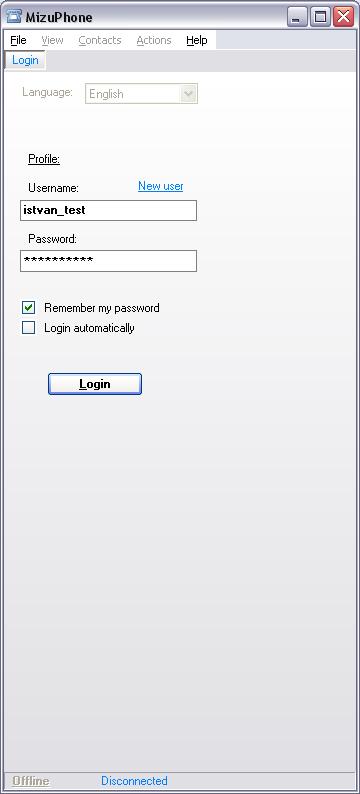 mizuphone login